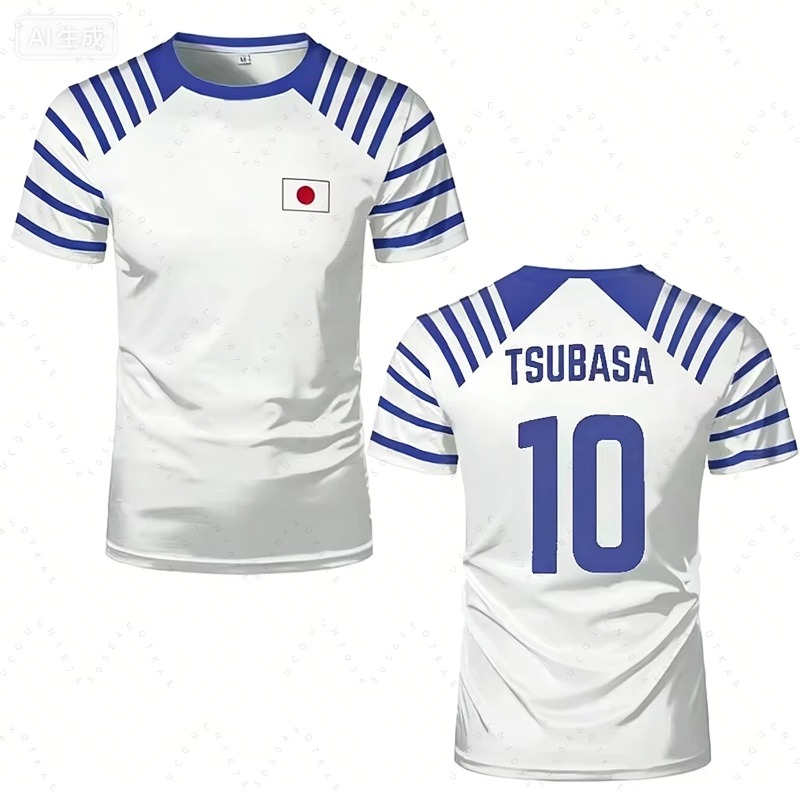 Men Accessories Unique - Koszulka Anime Kapitan Tsubasa 2026 z
