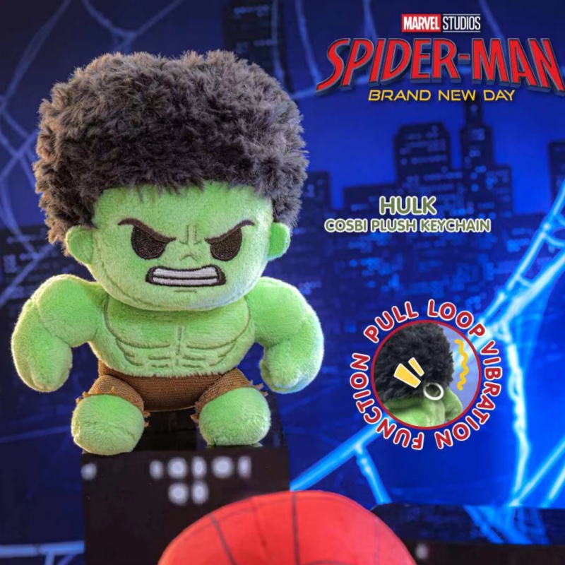 Men Accessories Collection - Hot Toys Cosbi Marvel Bobble-Head&Plush Keychain