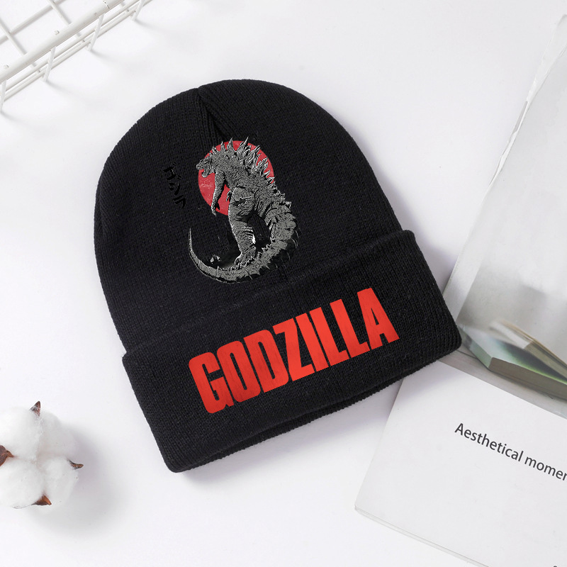 Men Accessories Unique - Godzilla czapka z dzianiny zimowa wiosna