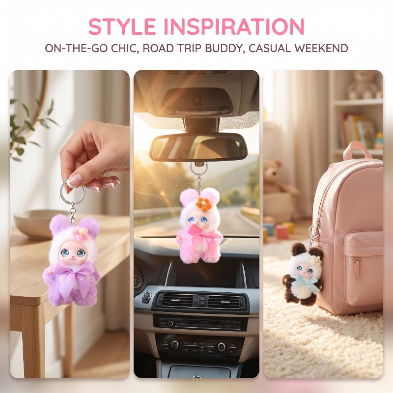 Uroczy pluszowy breloczek ze z – Men Keychain Accessories recenzja i cena