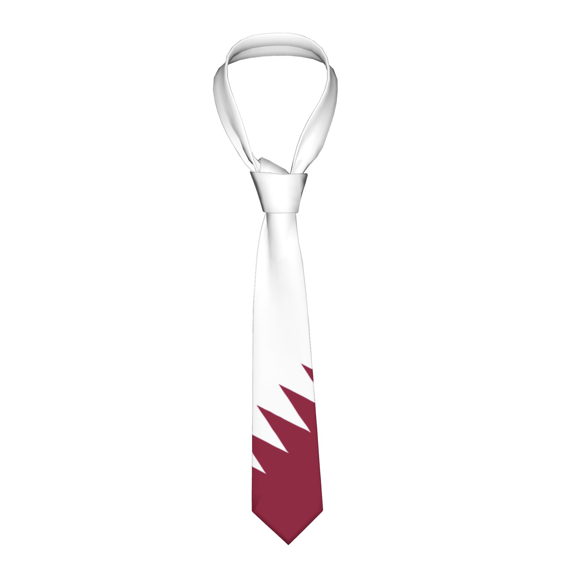 Męski krawat z flagą Kataru, k – Men Accessories Qatar recenzja i cena