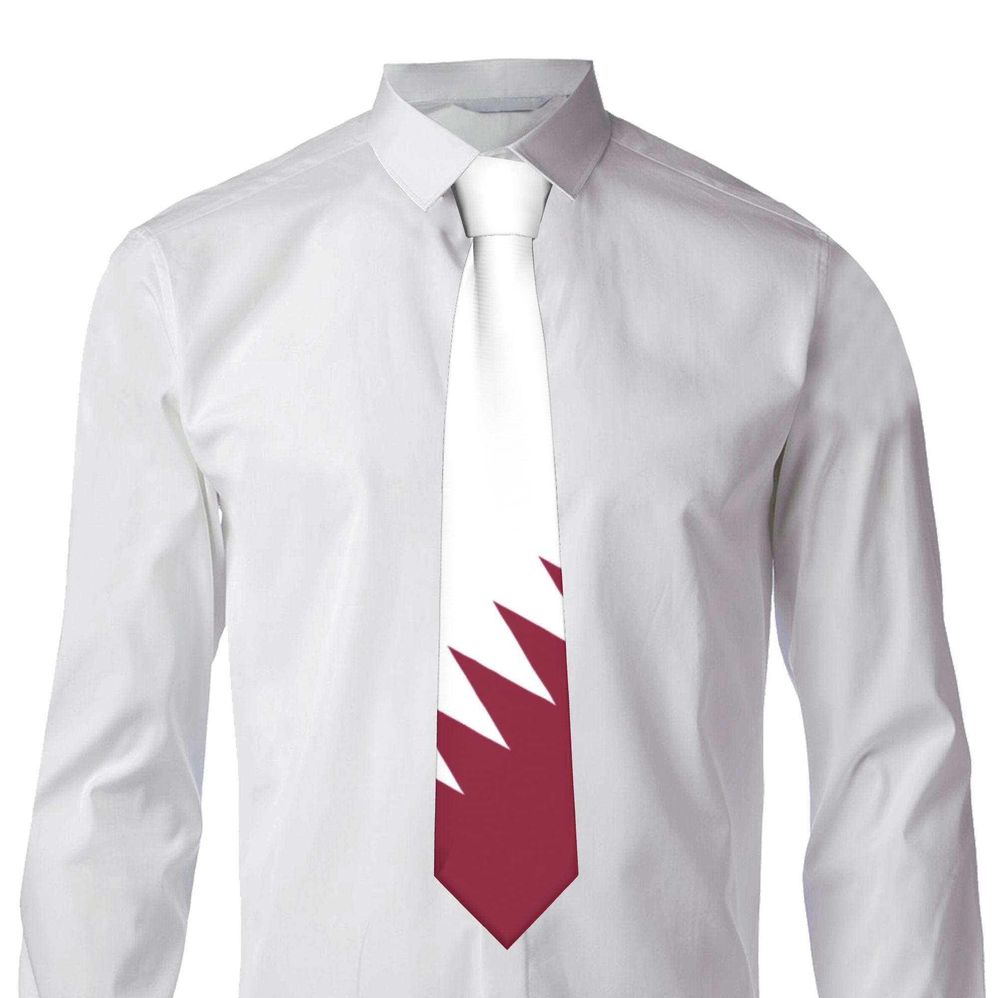 Męski krawat z flagą Kataru, k – Men Accessories Qatar recenzja i cena