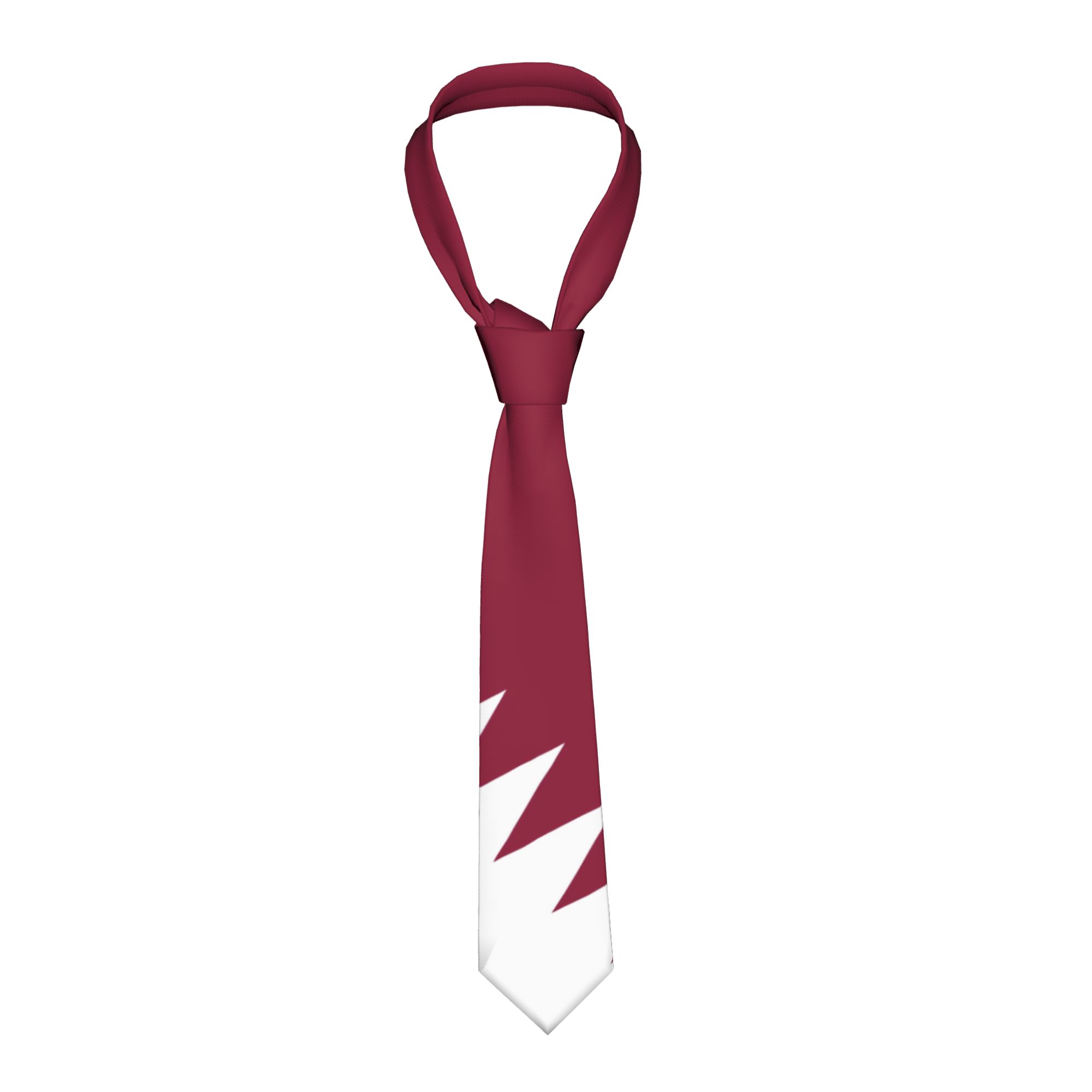 Krawat z motywem flagi Kataru, – Men Accessories Qatar recenzja i cena