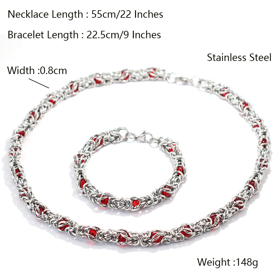 Unikatowy Zestaw Naszyjnik i B – Men Accessories Unique recenzja i cena
