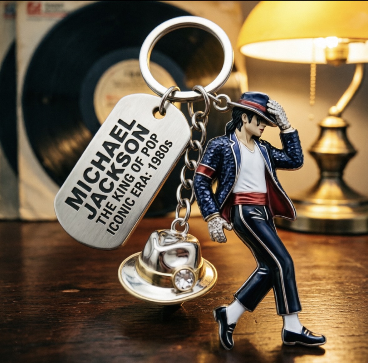 Breloczek Michael Jackson, Kla – Men Keychain Accessories recenzja i cena