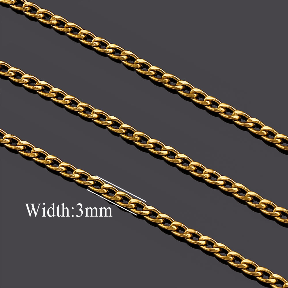 2-metrowe łańcuszki ze stali n – Men Accessories Bracelet recenzja i cena