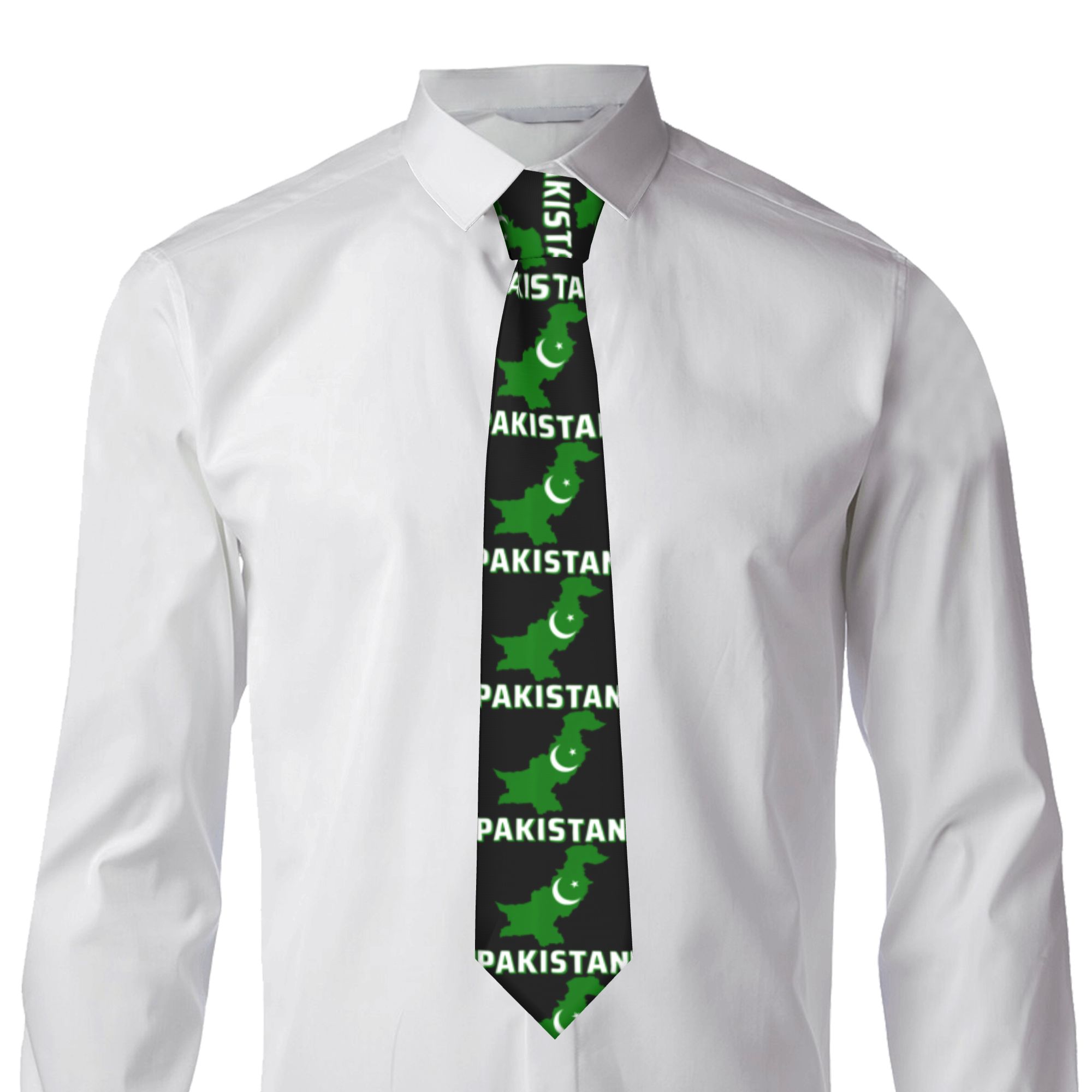 Męski krawat z flagą Pakistanu – Men Accessories In Pakistan recenzja i cena