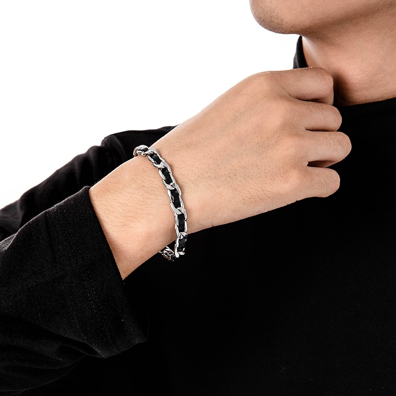 Modna bransoletka męska ze sta – Men'S Accessories High End recenzja i cena