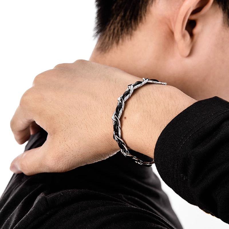 Modna bransoletka męska ze sta – Men'S Accessories High End recenzja i cena