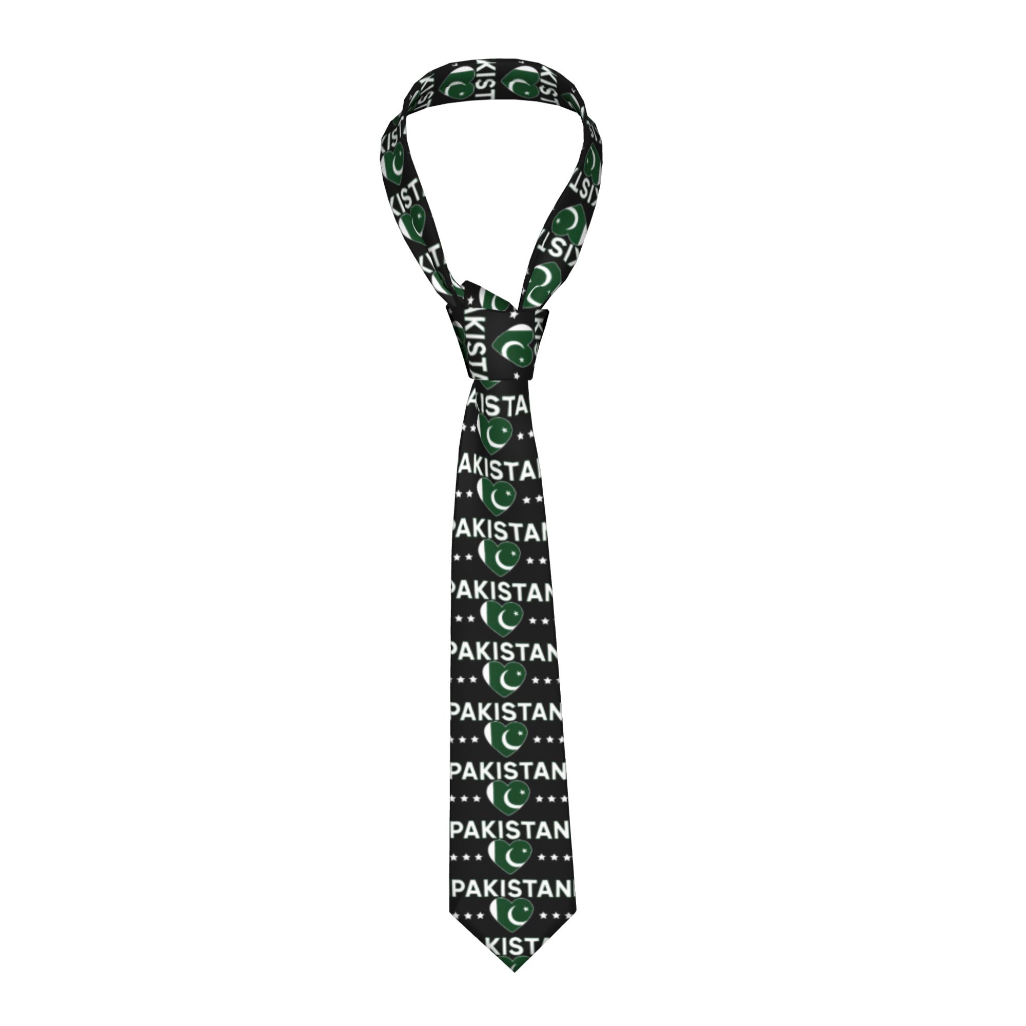 Krawat z motywem serca z flagą – Men Accessories In Pakistan recenzja i cena