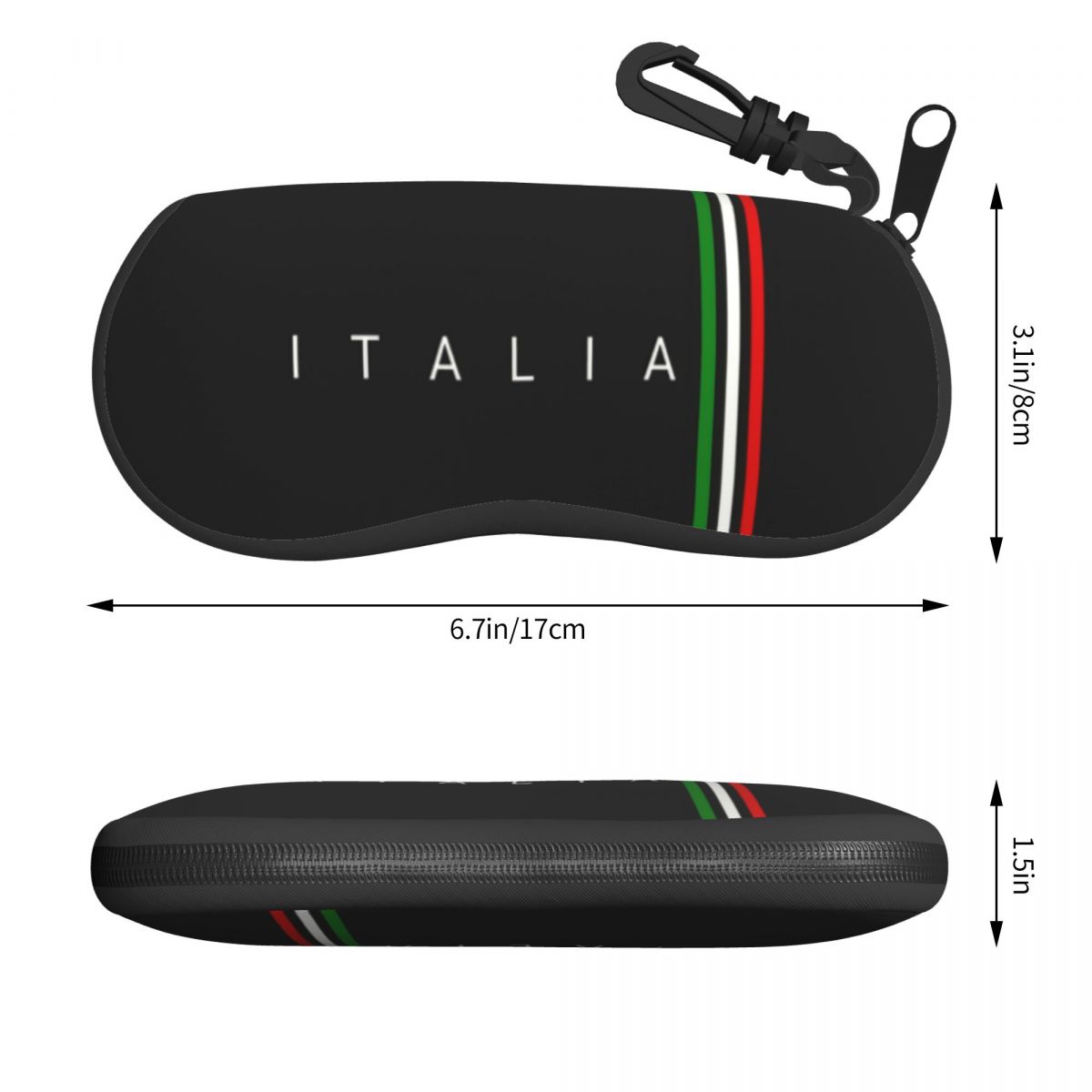 Flaga włoch okulary etui na ok – Men Accessories Qatar recenzja i cena