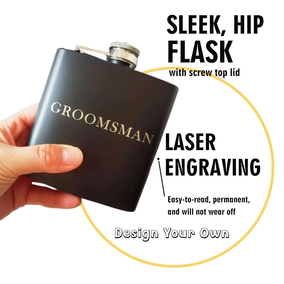 Personalizowana flakonik ze st – Flask Stainless Steel recenzja i cena