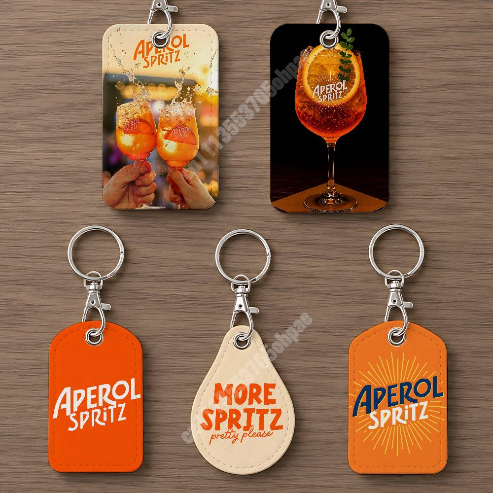 Pomarańczowy Prosecco A-Aperol – Men Keychain Accessories recenzja i cena
